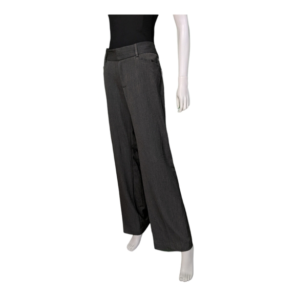 Michael Michael Kors Derby Mid Rise Pants Charcoal 8 - Picture 3 of 9
